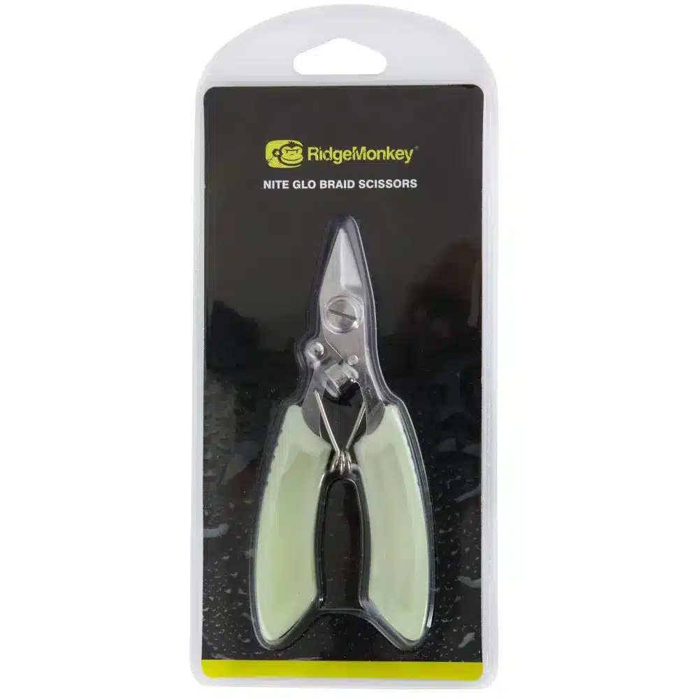 Ножица за плетено влакно RidgeMonkey Nite Glo Heavy Duty Snips