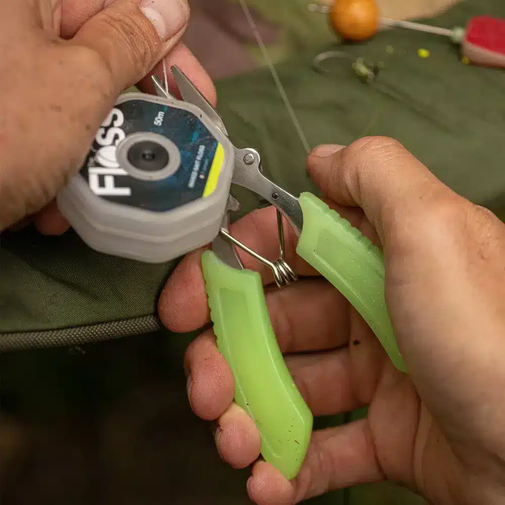 Ножица за плетено влакно RidgeMonkey Nite Glo Heavy Duty Snips