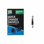 Бързи връзки Preston Innovations Quick Change Swivels – Малък размер / 8 броя