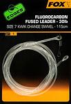 Флуорокарбонов лидер Fox Edges Fluorocarbon Fused Leaders Kwik Change – 115см / 30lb