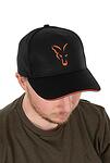 Шапка с козирка Fox Collection Baseball Cap Black & Orange