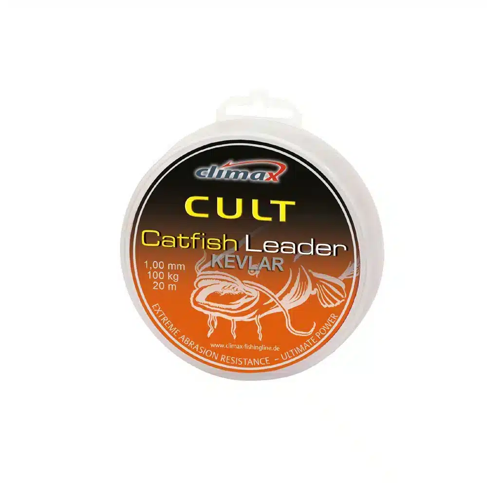 Лидер за сом Climax Catfish Kevlar Leader Grey