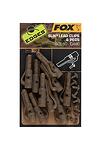 Сейфти клипсове Fox Edges Camo Slik Lead Clip & Pegs – размер 10, 10бр