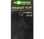 Клипс за бял червей Korda Maggot Klip – XS размер, 10бр