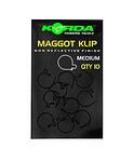 Клипсове за бял червей Korda Maggot Klip Medium – 10бр