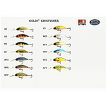 Воблер Goldy King Fisher, плаващ, плитко газещ, MV – 4.5см / 4гр