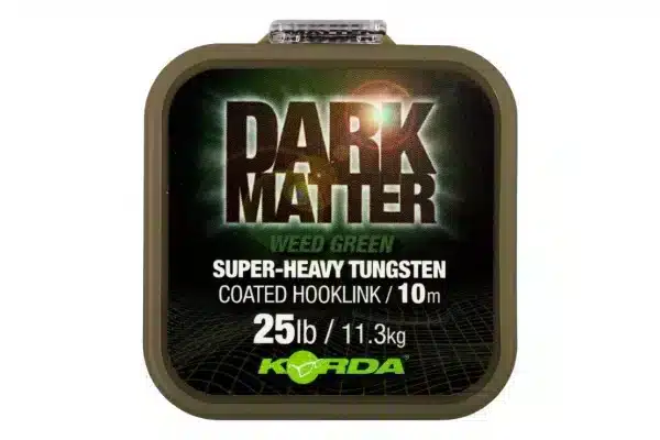 Плетено влакно с волфрамово покритие Korda Dark Matter Tungsten Coated Braid Green – 10м / 25lb