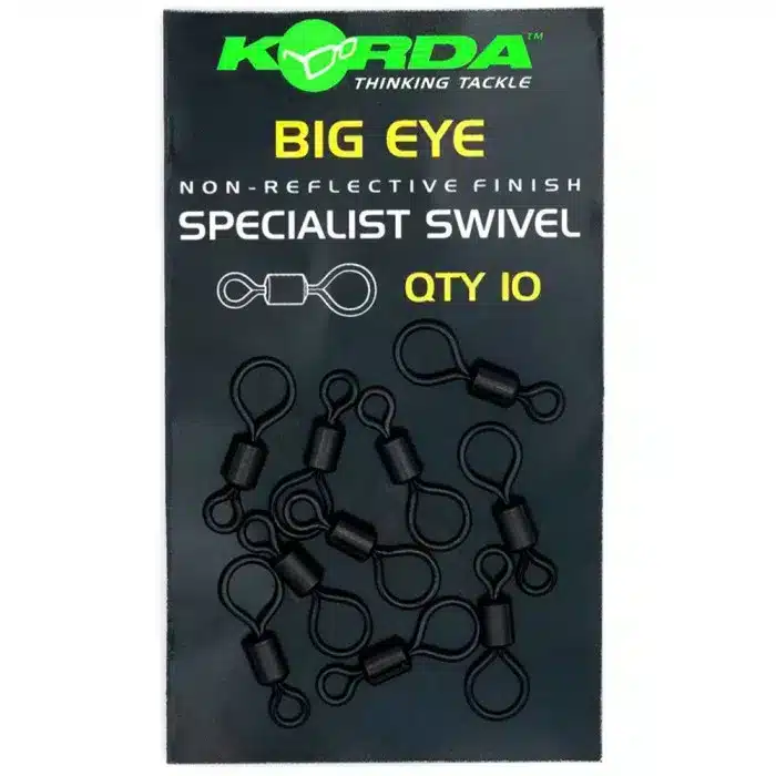 Вирбели Korda Big Eye Swivel – 10бр