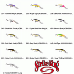 Воблер Strike King Banana Shad Silver Violet Alewif – 12.5см / 14.2гр