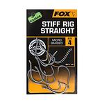 Куки за шаран Fox Edges Stiff Rig Straight, 10бр