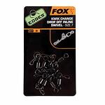 Бързи връзки за монтаж FOX EDGES Kwik Change Drop Off Inline Swivels – Размер куки 7