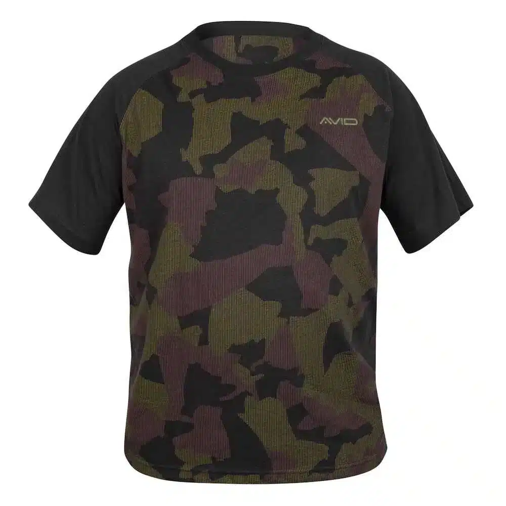 Камуфлажна тениска Avid Carp Distortion Camo Lite T-Shirt