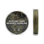 Плетено влакно за шаран Avid Carp Outline Camo Braided Mainline 600м / 0.25мм / 30lb