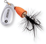 Блесна Zebco Trophy Z-Vibe Fly Orange Body/Silver/Black Fly – 8гр / №3