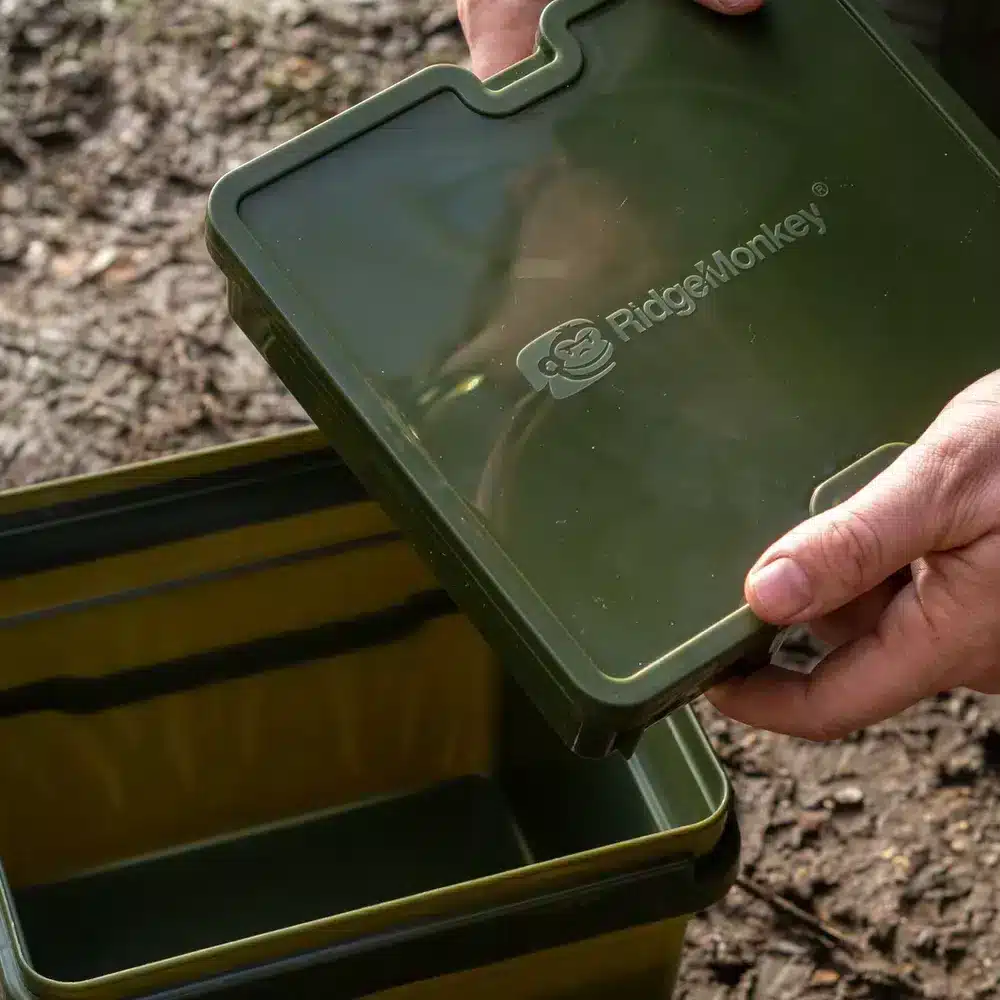 Комплект кофа и подвижен органайзер RidgeMonkey Compact Bucket System – 7.5л