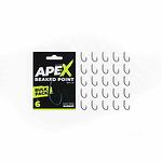 Куки за шаран RidgeMonkey Ape-X Beaked Point Barbed Bulk Pack, 25бр