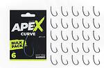 Куки за шаран RidgeMonkey Ape-X Curve Barbed Bulk Pack, 25бр