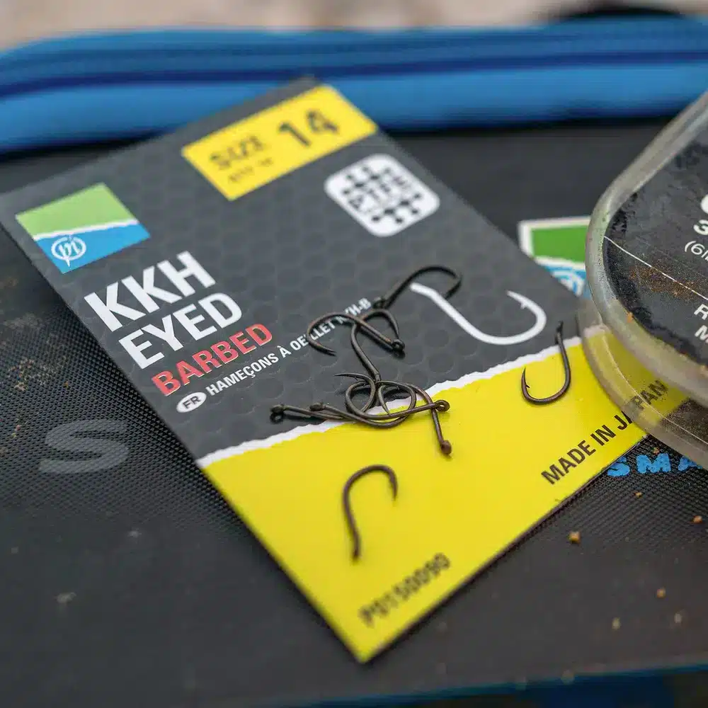 Куки Preston KKH Eyed Barbed Hooks – 10бр