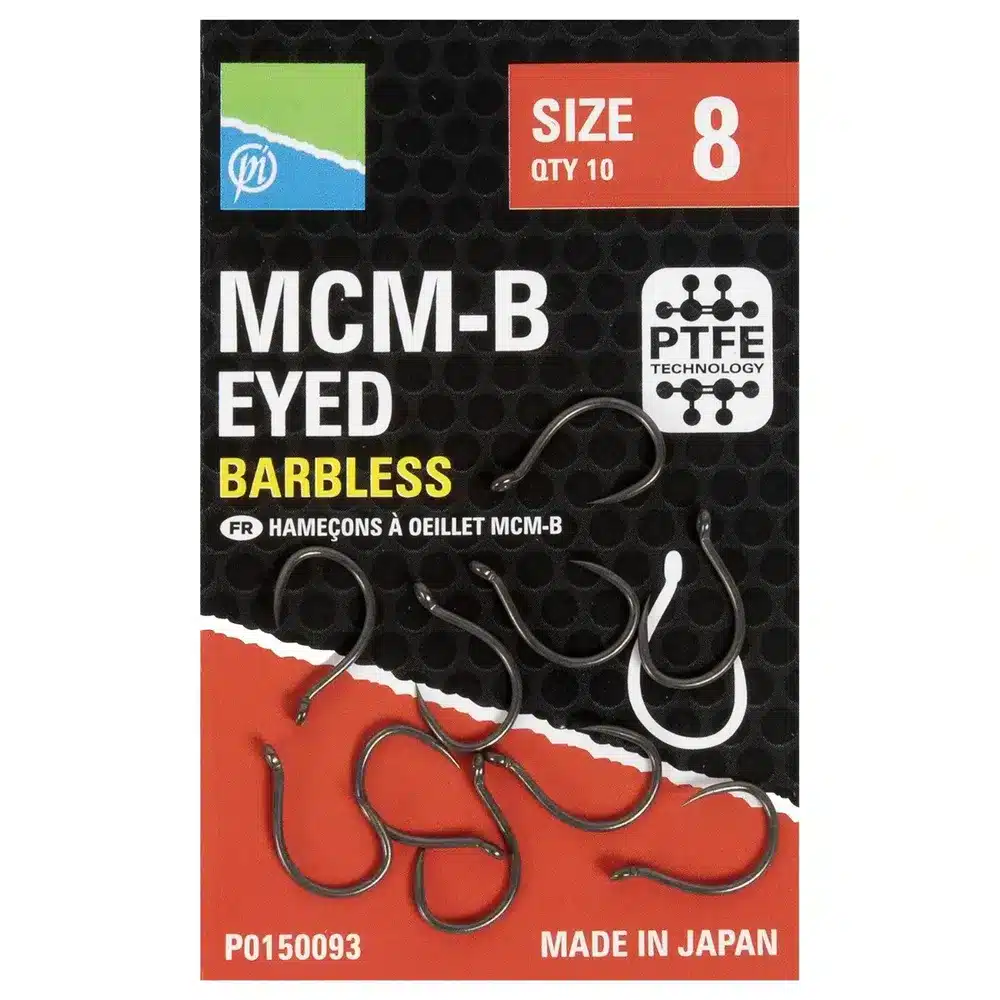 Куки без контра Preston MCM-B Eyed Barbless Hooks