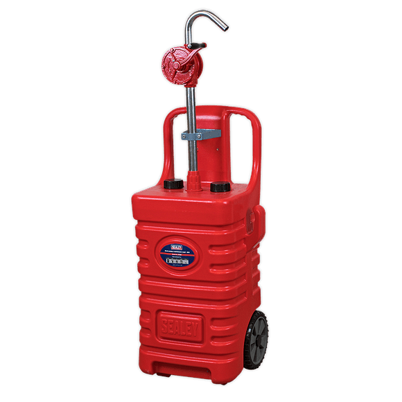 Rezervor portabil de distribuire cu pompă rotativă de ulei,capacitate 55l