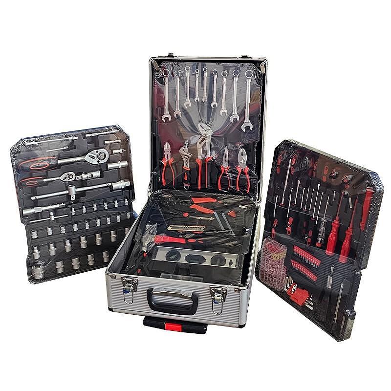 Trusa completa de scule,187 piese, in valiza cu roti