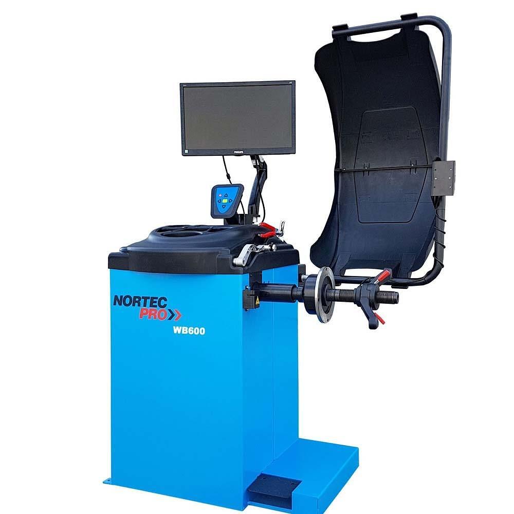 Masina automata de echilibrat roti autoturisme monitor LCD cu laser NORTEC PRO