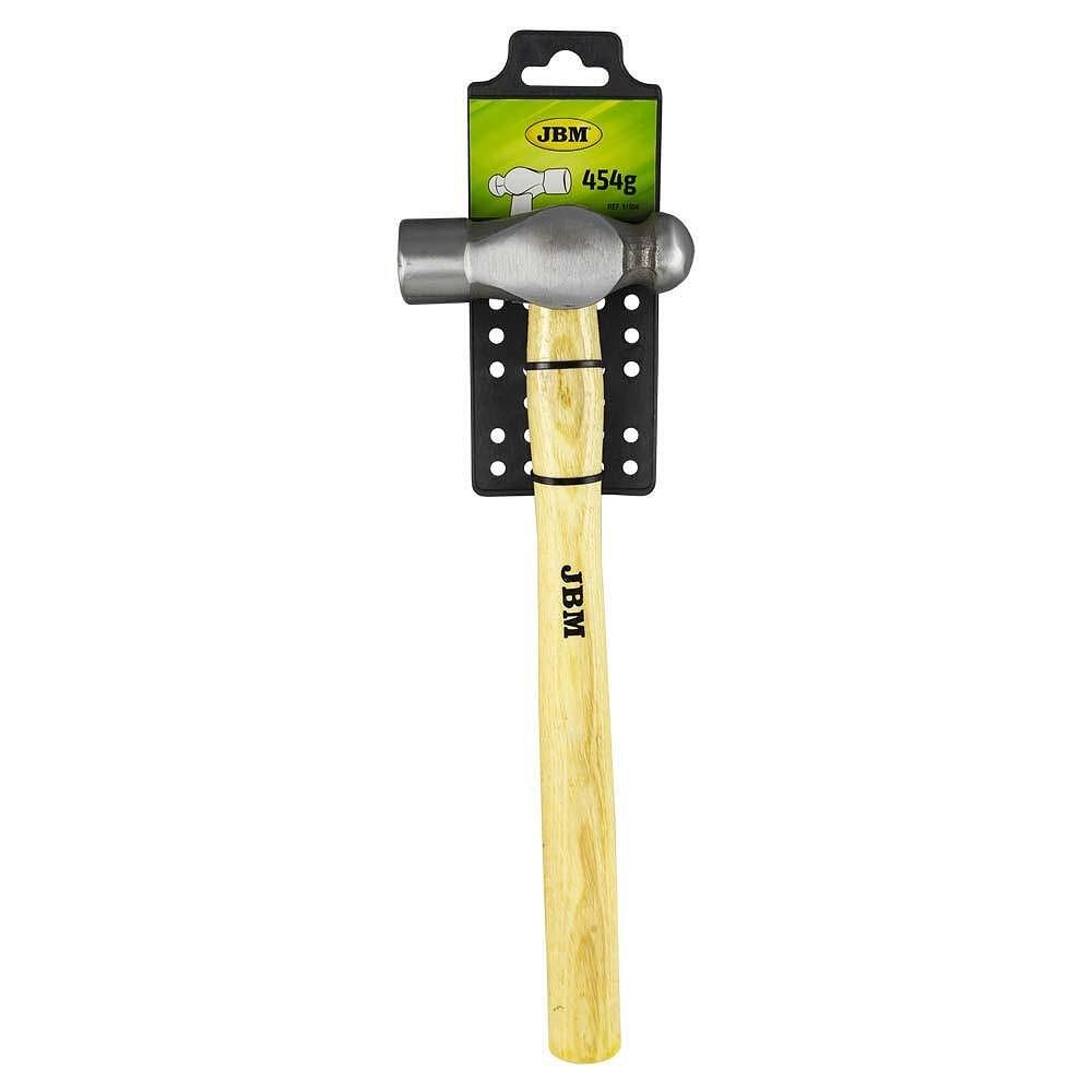 Ciocan cu cap drept si semi-rotund, 454 g, JBM