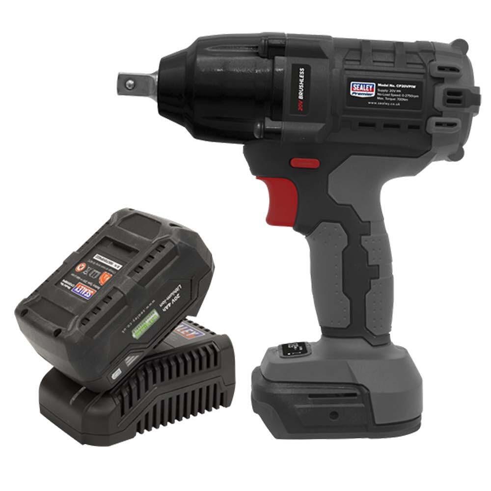 Kit pistol pneumatic de impact cu acumulator, SEALEY