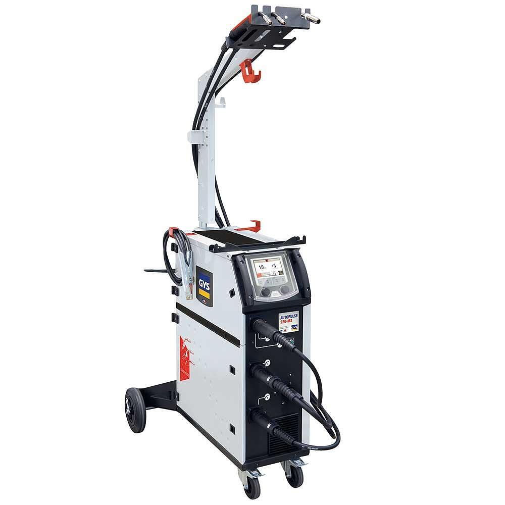 Aparat de sudare MIG/MAG cu 3 alimentatoare de sarma integrate Autopulse 220-M3