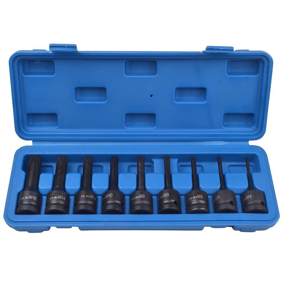 Set imbusuri bihexagonale de impact, 1/2”, 9 piese, Marco Tools