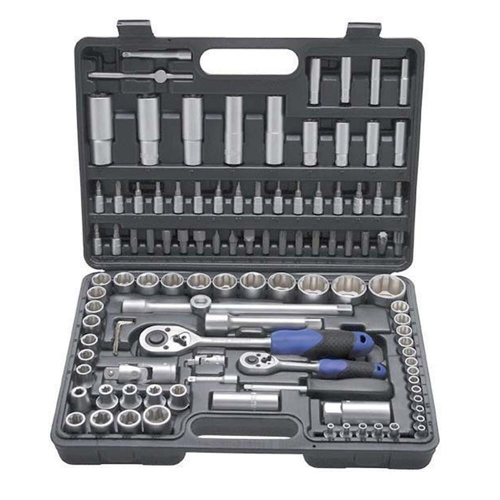 Trusa chei tubulare, 1/4” si 1/2”, 108 piese, Marco Tools