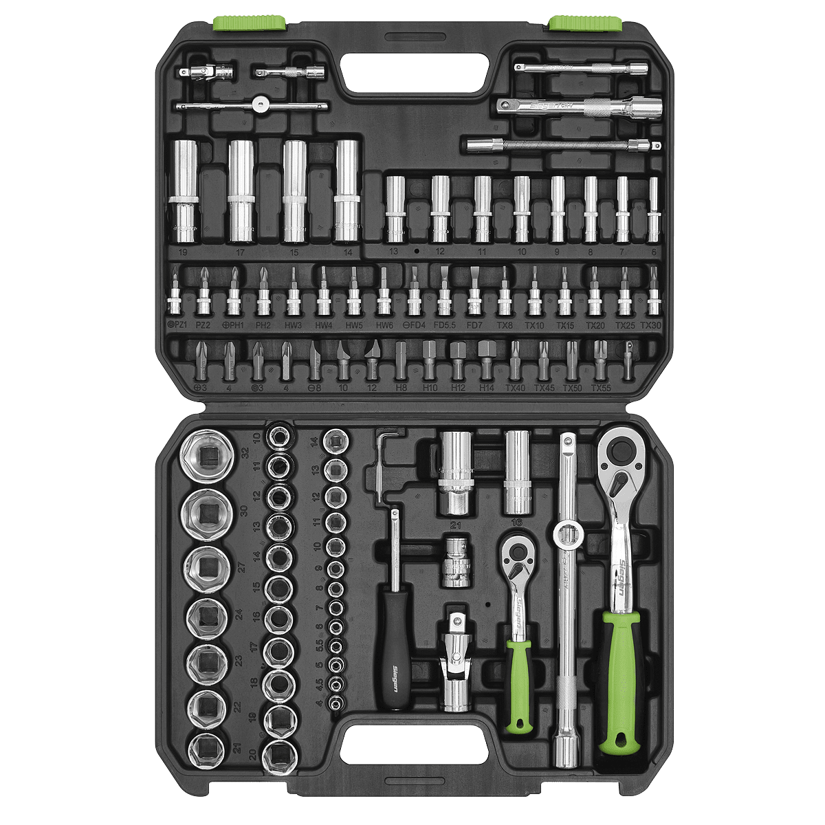 Trusa chei tubulare, 1/4”si 1/2”, 94 piese