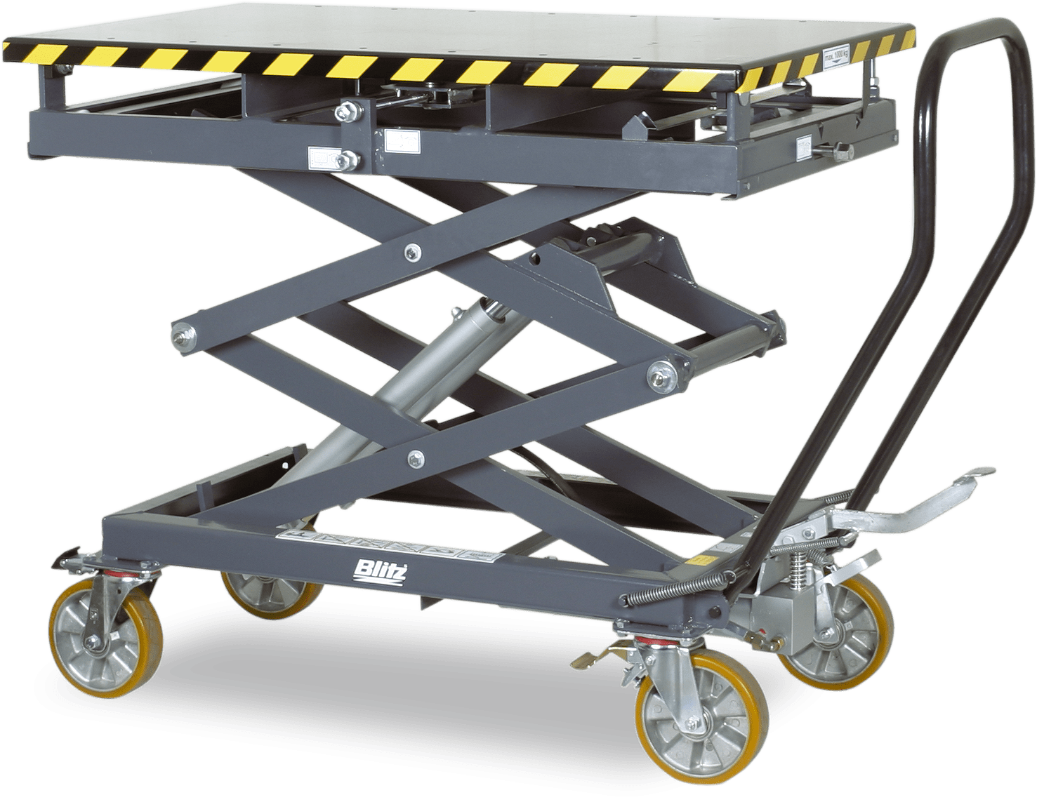 Dispozitiv mobil pentru ridicarea motoarelor si a cutiilor de viteze ale camioanelor