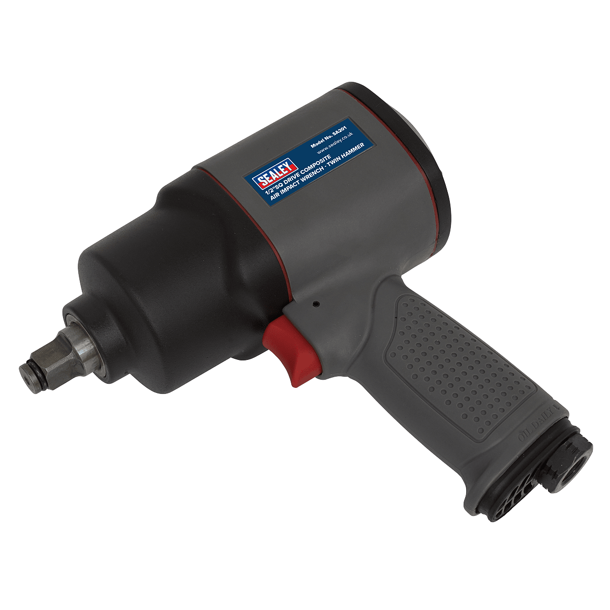 Pachet pistol de impact si chei tubulare, actionare 1/2" Sealey