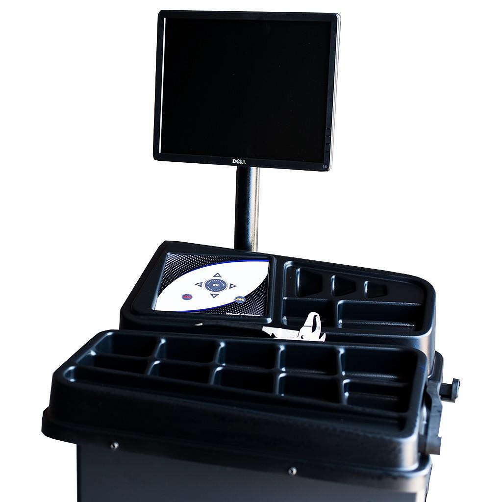 Masina de echilibrat roti autoturisme si autoutilitare, monitor LCD 17", 230V