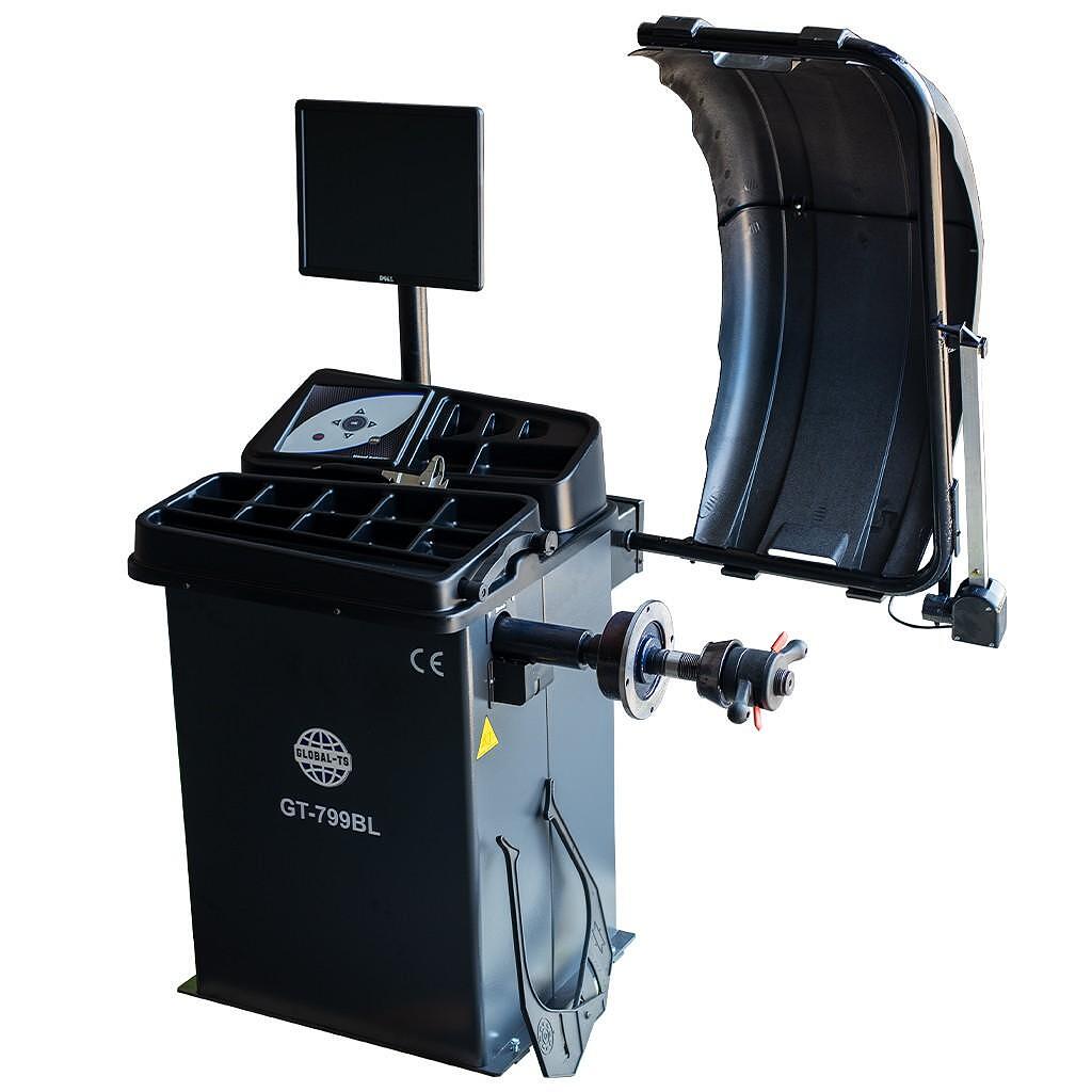 Masina de echilibrat roti autoturisme si autoutilitare, monitor LCD 17", 400V