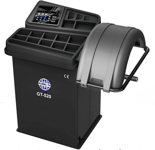 Masina de echilibrat roti pentru autoturisme si vehicule usoare, cu afisaj cu LED, 230V