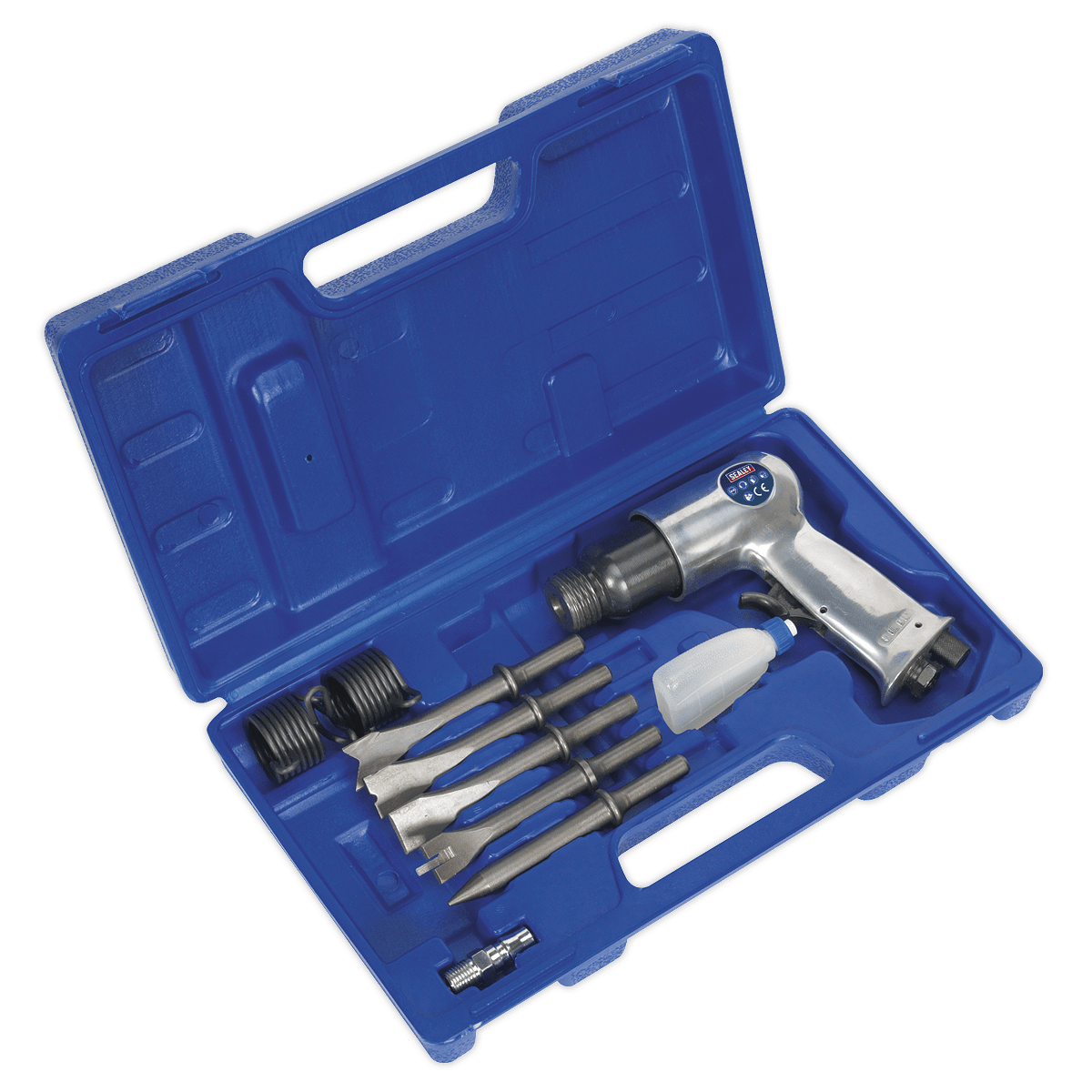 Set ciocan actionat pneumatic, Sealey