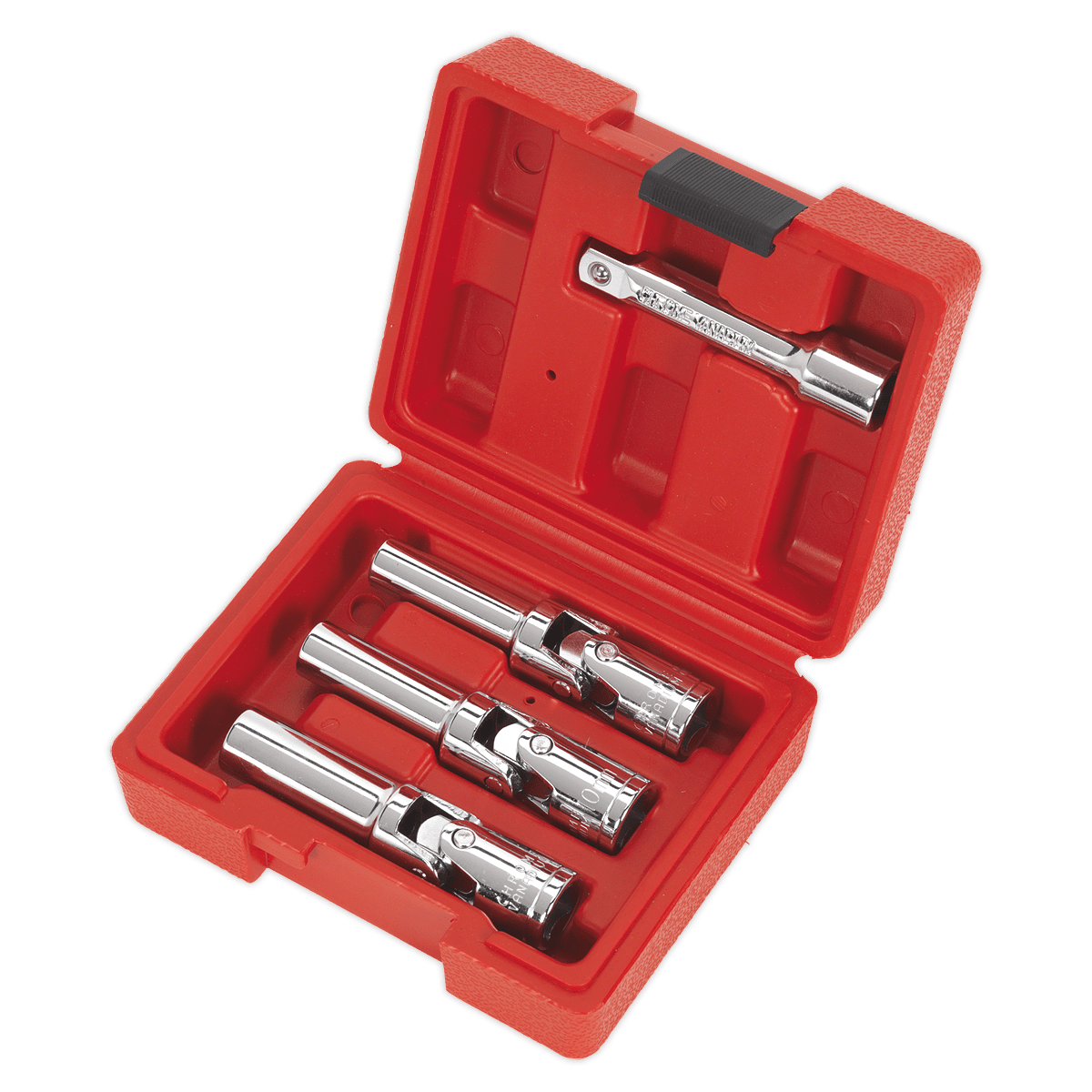 Set chei articulate pentru bujii incandescente, Diesel, 3/8", 4 piese, Sealey