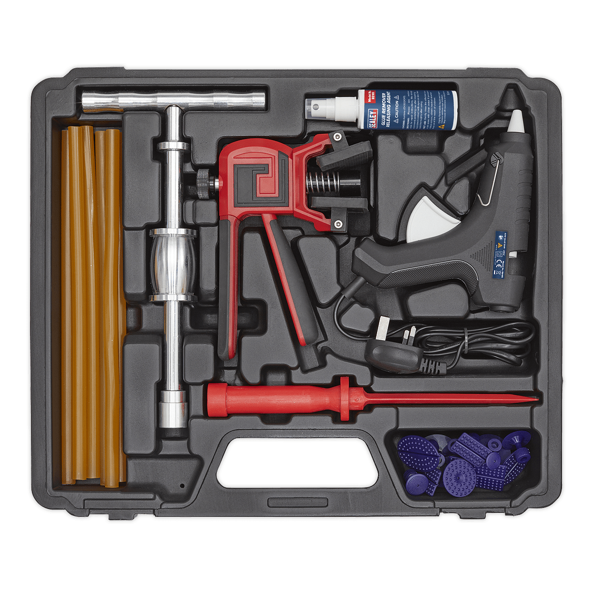 Kit pentru reparare/indreptare a caroseriei, fara deteriorarea vopselei, Sealey