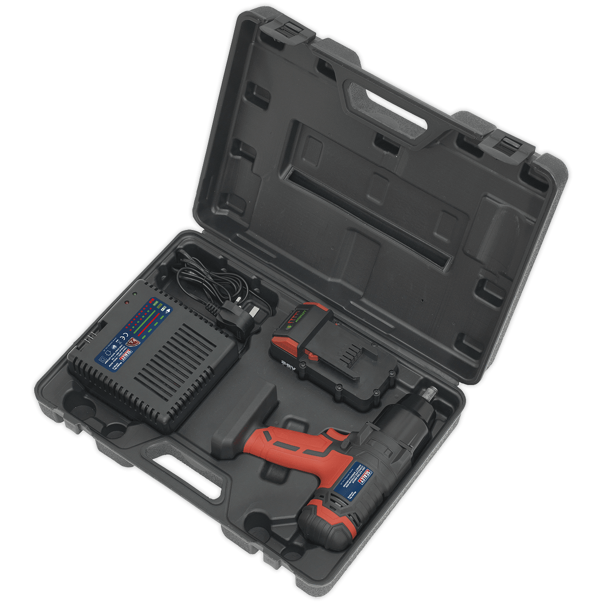 Pistol electric de insurubat/desurubat cu acumulator, actionare 1/2”