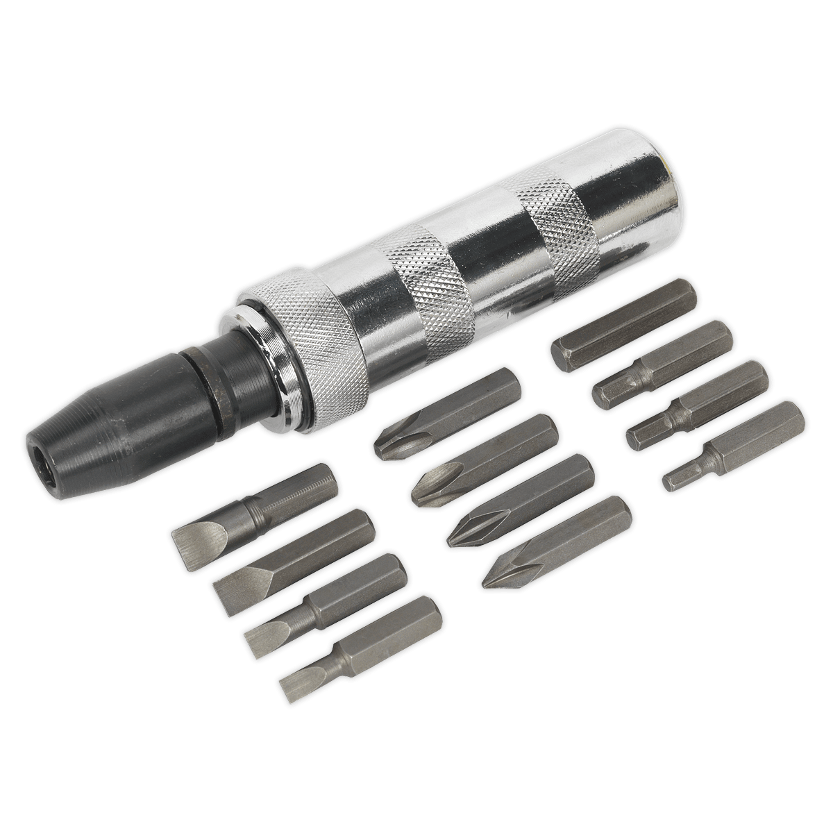 Set surubelnita de impact, 1/2", 15 piese, Sealey