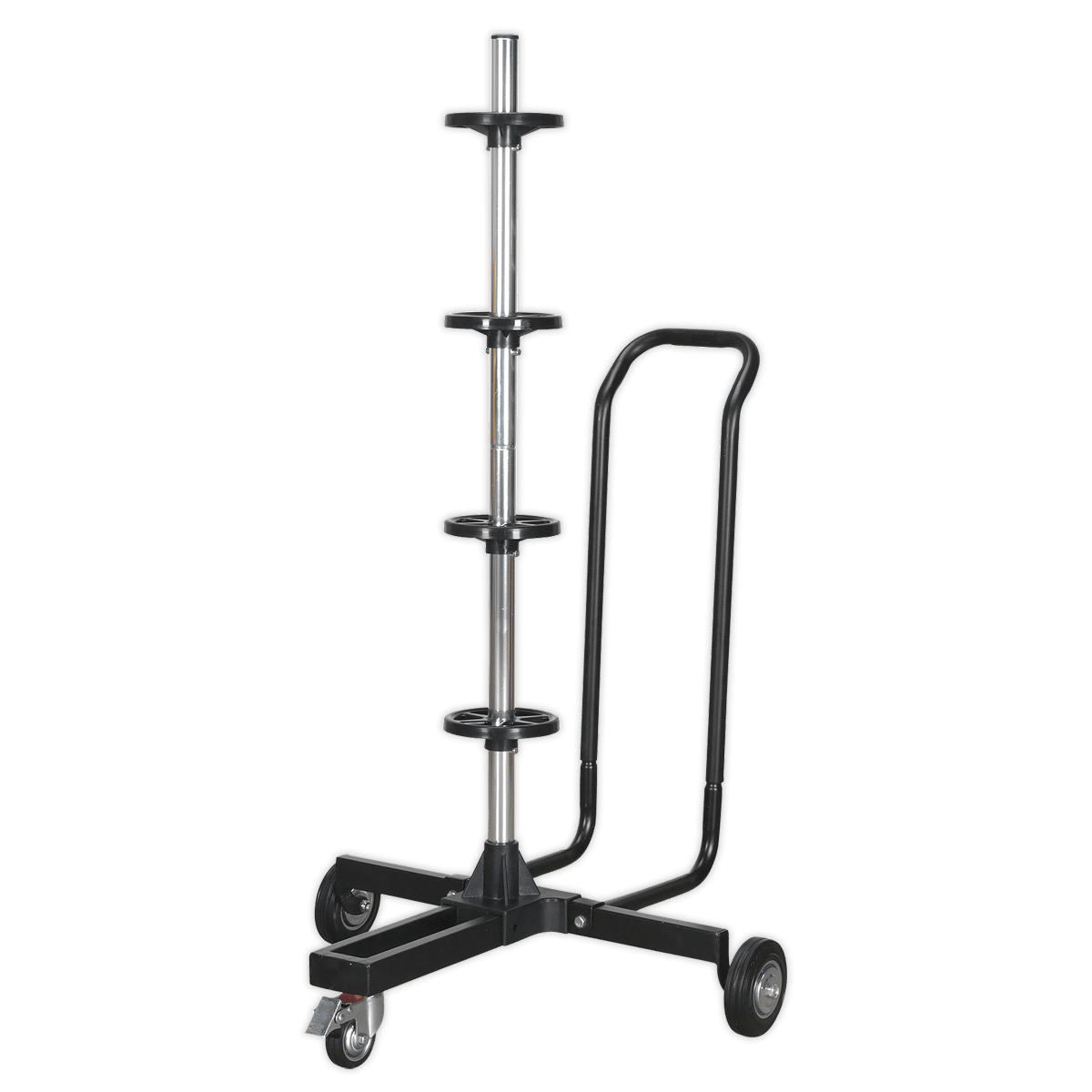 Carucior depozitare roti cu maner, capacitate 100kg