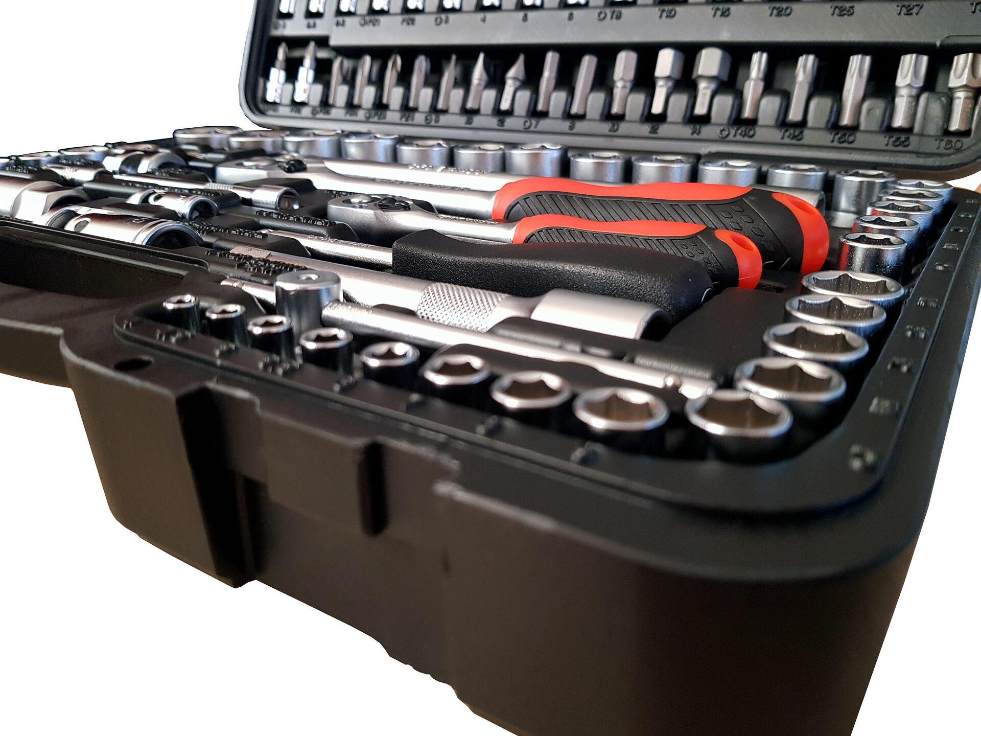 Trusa chei tubulare, 1/2" si 1/4", 108 piese, Euro Quip