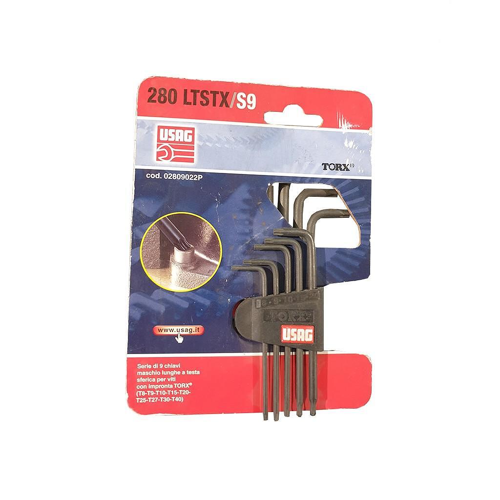 Set chei imbus lungi TORX, 9 piese, USAG