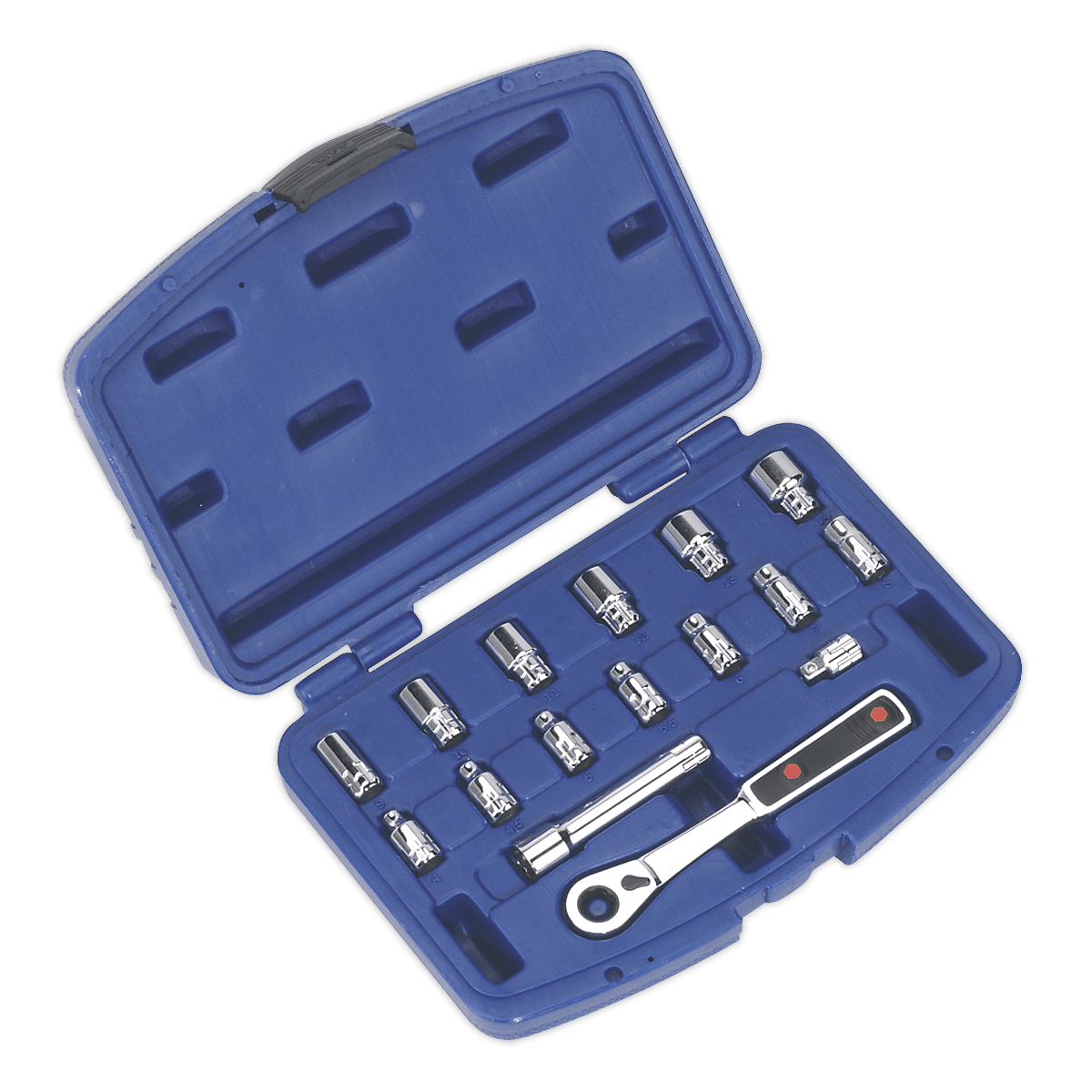 Trusa chei tubulare, Wall-Drive, 16 piese, Sealey