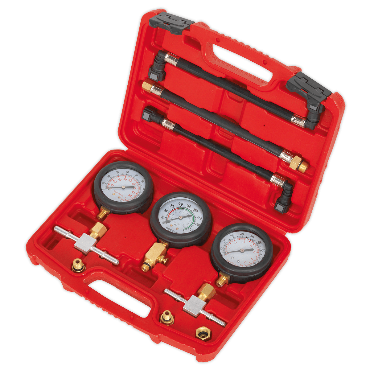 Set manometre compresie motociclete, 3 piese