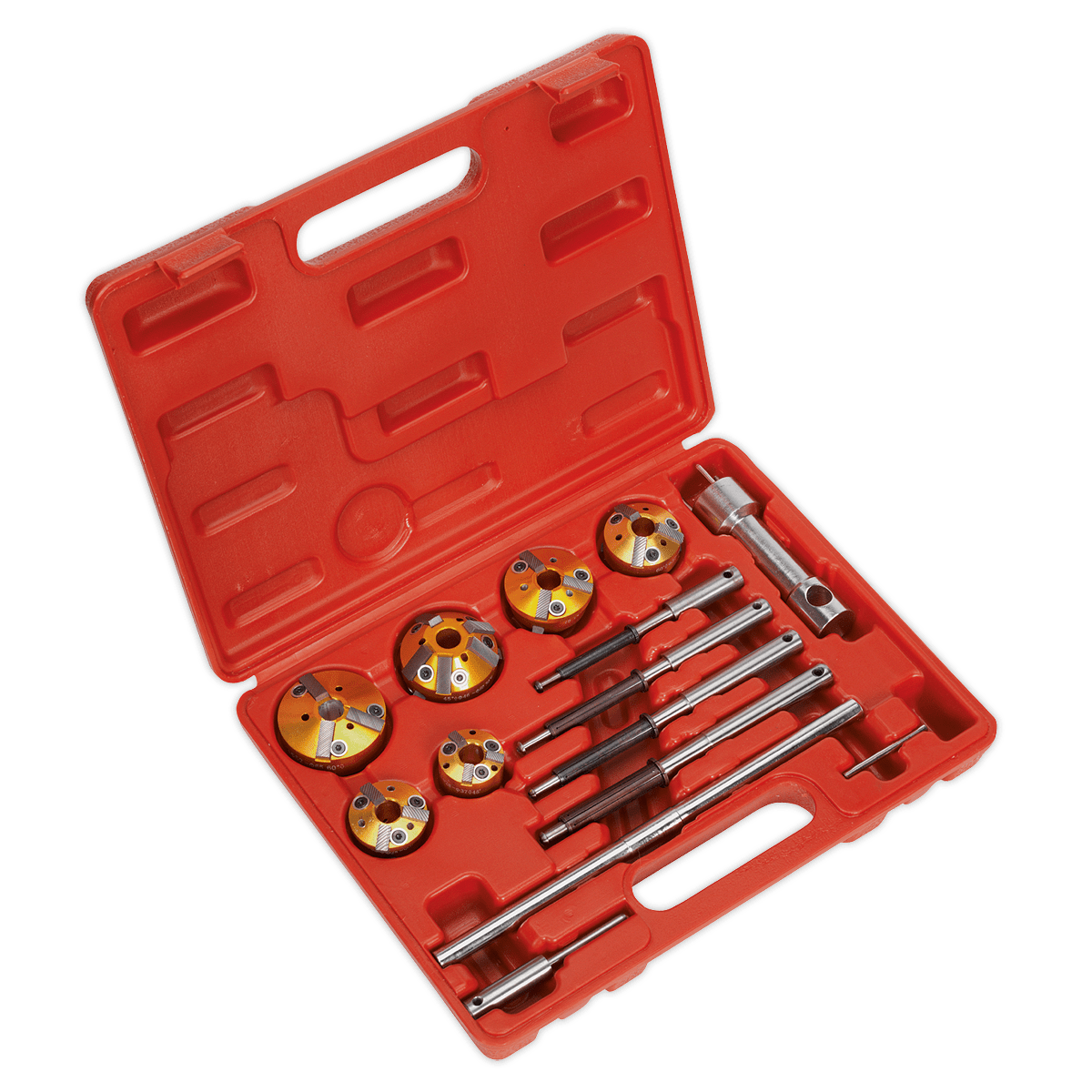 Cutit pentru scaunele supapelor, 14 piese, Sealey