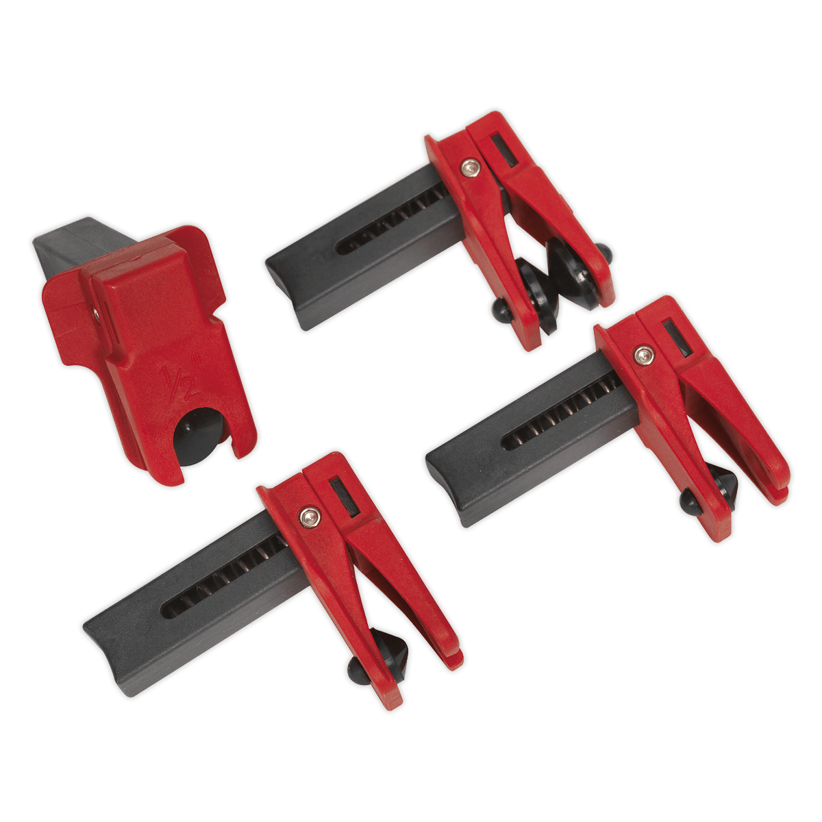 Set coliere tevi combustibil/frana, 4 piese, Sealey