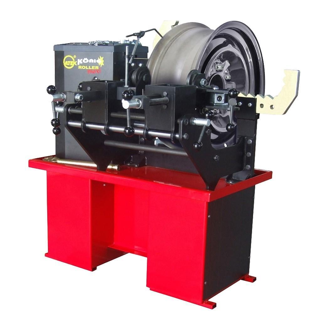 Masina de indreptat si roluit jante din otel si aluminiu